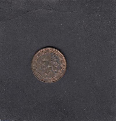 Beschrijving: 1 Cent WILHELMINA  